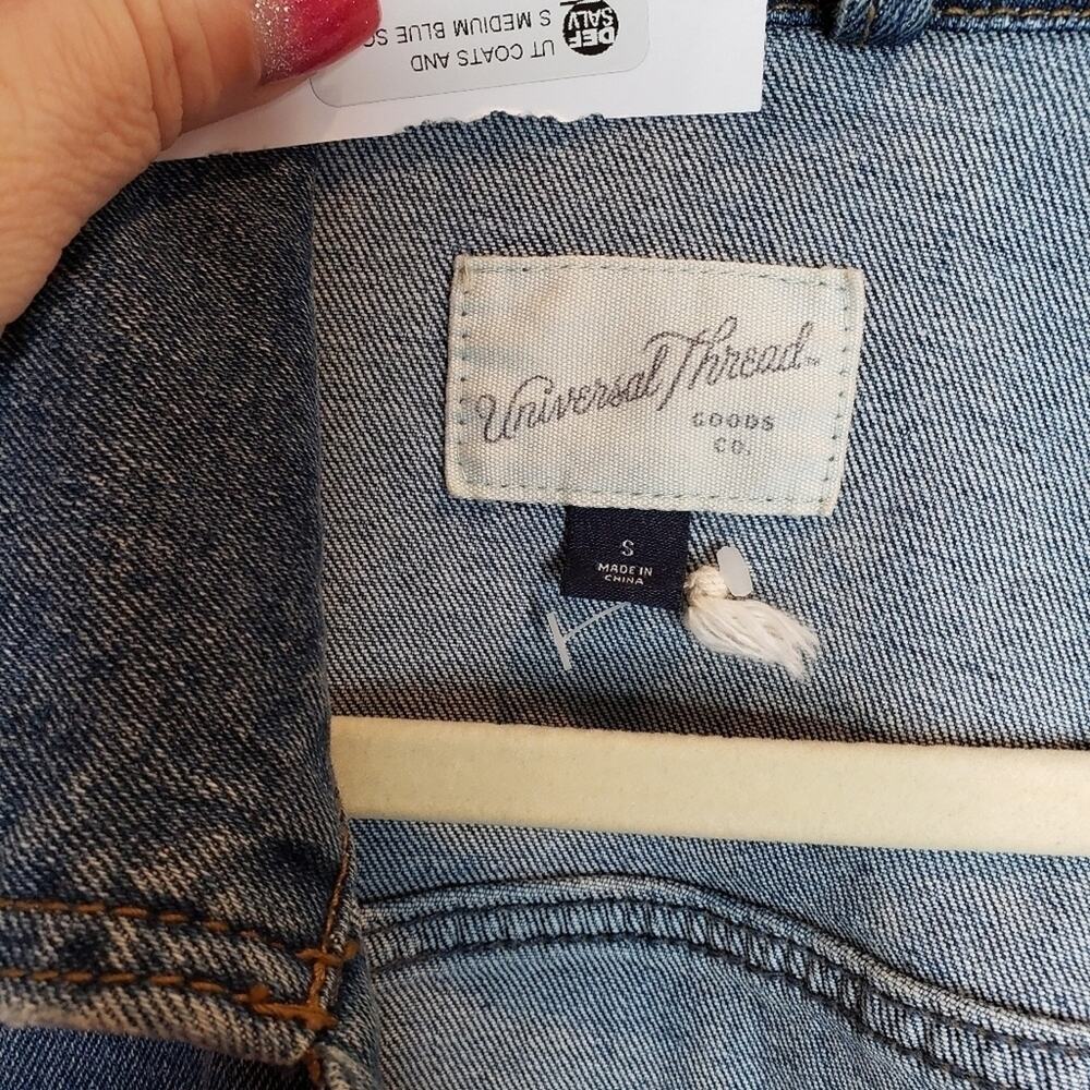 Universal Thread Women's Essential Freedom Denim Jean Jacket Y2K  Small - Picture 5 of 6